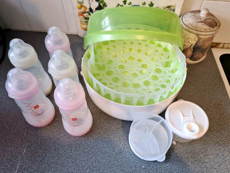 mam milk storage pots